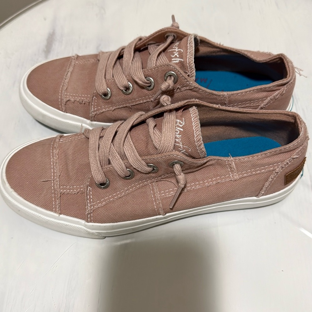 Blowfish Dusty Pink Canvas Sneakers